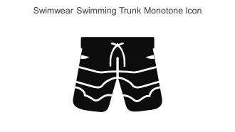 Swimwear Swimming Trunk Monotone Icon In Powerpoint Pptx Png And Editable Eps Format