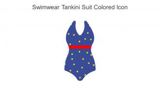 Swimwear Tankini Suit Colored Icon In Powerpoint Pptx Png And Editable Eps Format