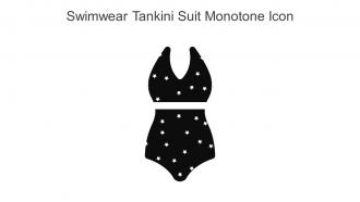 Swimwear Tankini Suit Monotone Icon In Powerpoint Pptx Png And Editable Eps Format