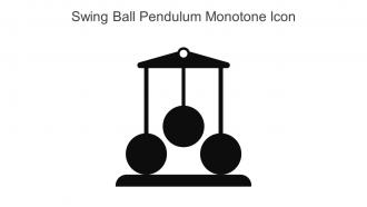 Swing Ball Pendulum Monotone Icon In Powerpoint Pptx Png And Editable Eps Format