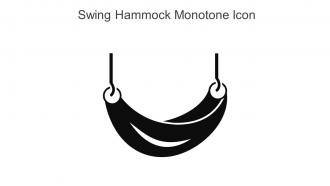 Swing Hammock Monotone Icon In Powerpoint Pptx Png And Editable Eps Format