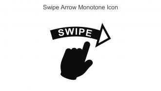 Swipe Arrow Monotone Icon In Powerpoint Pptx Png And Editable Eps Format