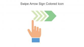 Swipe Arrow Sign Colored Icon In Powerpoint Pptx Png And Editable Eps Format