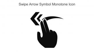 Swipe Arrow Symbol Monotone Icon In Powerpoint Pptx Png And Editable Eps Format