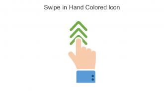 Swipe In Hand Colored Icon In Powerpoint Pptx Png And Editable Eps Format