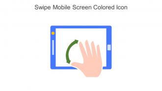 Swipe Mobile Screen Colored Icon In Powerpoint Pptx Png And Editable Eps Format