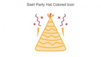 Swirl Party Hat Colored Icon In Powerpoint Pptx Png And Editable Eps Format