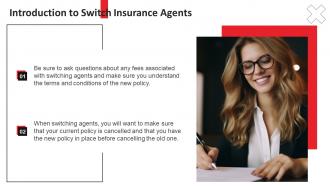Switch Insurance Agents powerpoint presentation and google slides ICP Customizable Content Ready