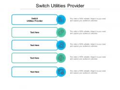 Switch utilities provider ppt powerpoint presentation gallery graphics template cpb