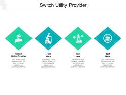 Switch utility provider ppt powerpoint presentation professional guide cpb