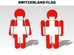 Switzerland country powerpoint flags