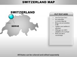 Switzerland country powerpoint maps
