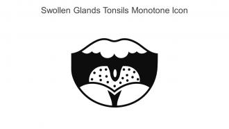 Swollen Glands Tonsils Monotone Icon In Powerpoint Pptx Png And Editable Eps Format