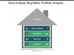 Swot analysis bcg matrix portfolio analysis competitive advantage cpb