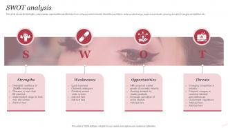 SWOT Analysis Beauty And Personal Care Company Profile