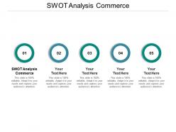 Swot analysis commerce ppt powerpoint presentation layouts slide portrait cpb