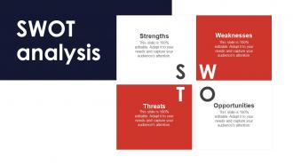SWOT Analysis Contingency Planning And Crisis Communication Stages