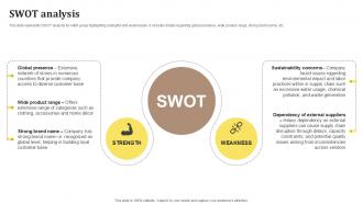 Swot Analysis Fast Fashion Retailer Company Profile Ppt Presentation CP SS V