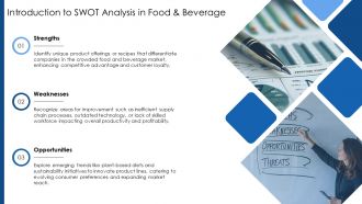 SWOT Analysis For Food And Beverage Industry PPT Template AT Colorful Downloadable