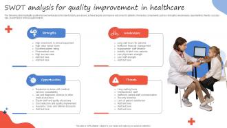 SWOT Analysis For Quality Improvement In Healthcare