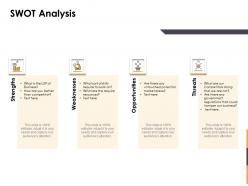 Swot analysis l1397 ppt powerpoint presentation model examples