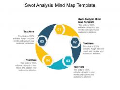 Swot analysis mind map template ppt powerpoint presentation gallery graphics download cpb