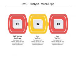 Swot analysis mobile app ppt powerpoint presentation slides cpb