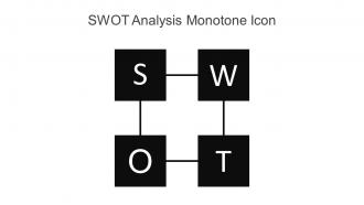 SWOT Analysis Monotone Icon In Powerpoint Pptx Png And Editable Eps Format