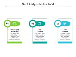 Swot analysis mutual fund ppt powerpoint presentation layouts diagrams cpb