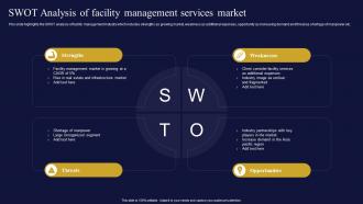 SWOT Analysis Of Facility Management Services Market Facilities Management And Maintenance Company