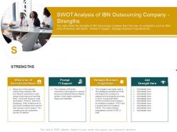 Swot analysis of ibn outsourcing company strengths customer churn in a bpo company case competition