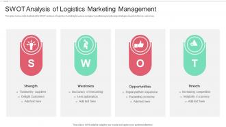 Swot Analysis Of Logistics Marketing Management