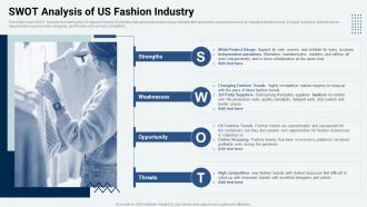 SWOT Analysis Of Us Fashion Industry Market Penetration Strategy For Textile And Garments Business