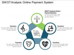 Swot analysis online payment system ppt powerpoint presentation styles slide cpb