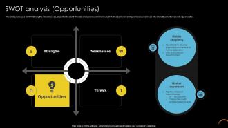 SWOT Analysis Opportunities Online Retailer Company Profile CP SS V