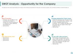 Swot Analysis Opportunity Promotion Building Customer Trust Startup Company Ppt Show