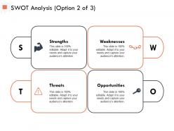 Swot analysis option ppt powerpoint presentation outline images