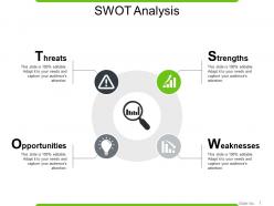 Swot analysis powerpoint slide templates download