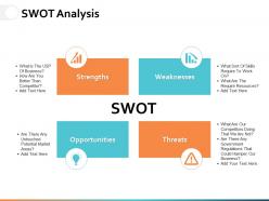 Swot analysis ppt powerpoint presentation gallery visual aids