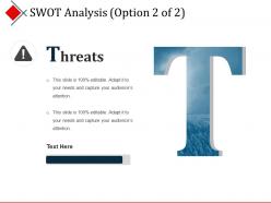 Swot Analysis Presentation Outline