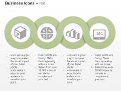 Swot analysis product bar graph growth indication ppt icons graphics