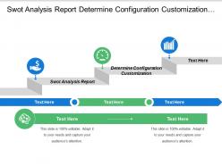 Swot analysis report determine configuration customization technical analysis