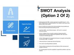 Swot analysis sample of ppt presentation