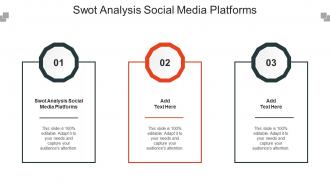 Swot Analysis Social Media Platforms Ppt Powerpoint Presentation Portfolio Summary Cpb