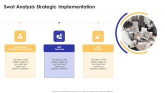 Swot Analysis Strategic Implementation In Powerpoint And Google Slides Cpb