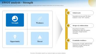 SWOT Analysis Strength Business Strategy Consulting Company Profile CP SS V