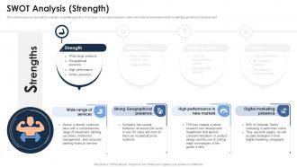 SWOT Analysis Strength Goldman Sach Company Profile CP SS