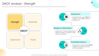 SWOT Analysis Strength Management And Strategy Advisory Firm Profile CP SS V