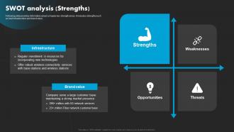 SWOT Analysis Strengths AT And T Company Profile CP SS