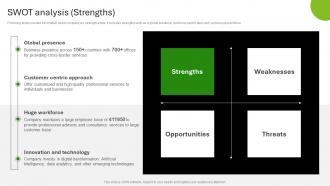 SWOT Analysis Strengths Deloitte Company Profile CP SS
